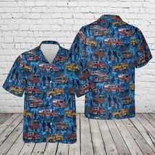 Fire Department Firefighters Hawaiian Shirt