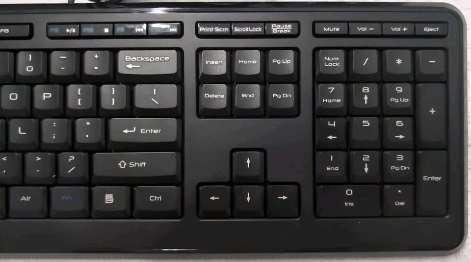 Gateway Keyboard KB-0817 US English PS/2 Wired Multimedia Desktop Vintage Y2K - Image 4 of 4