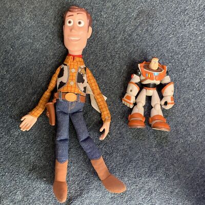 Buzz Lightyear Disney Toy Story Beyond Star Squad Space Rescue 6'' Woody 14''