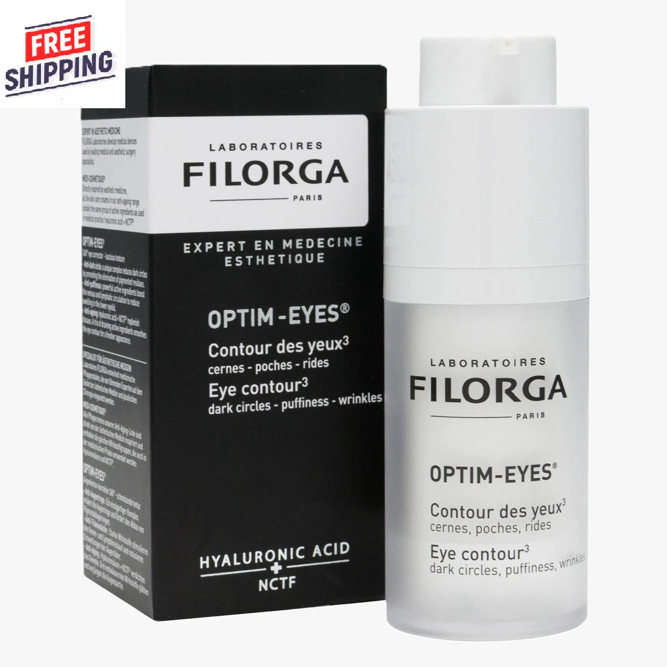 FILORGA OPTIM-EYES для коррекции признаков усталости в области вокруг глаз 15 мл 6690₽