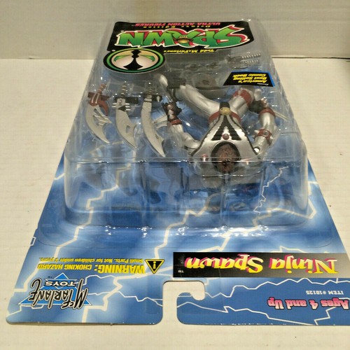 NUEVA Figura de Ultra-Acción Ninja Spawn Variante Plateada 1995 De Colección Edición Deluxe - Imagen 6 de 12