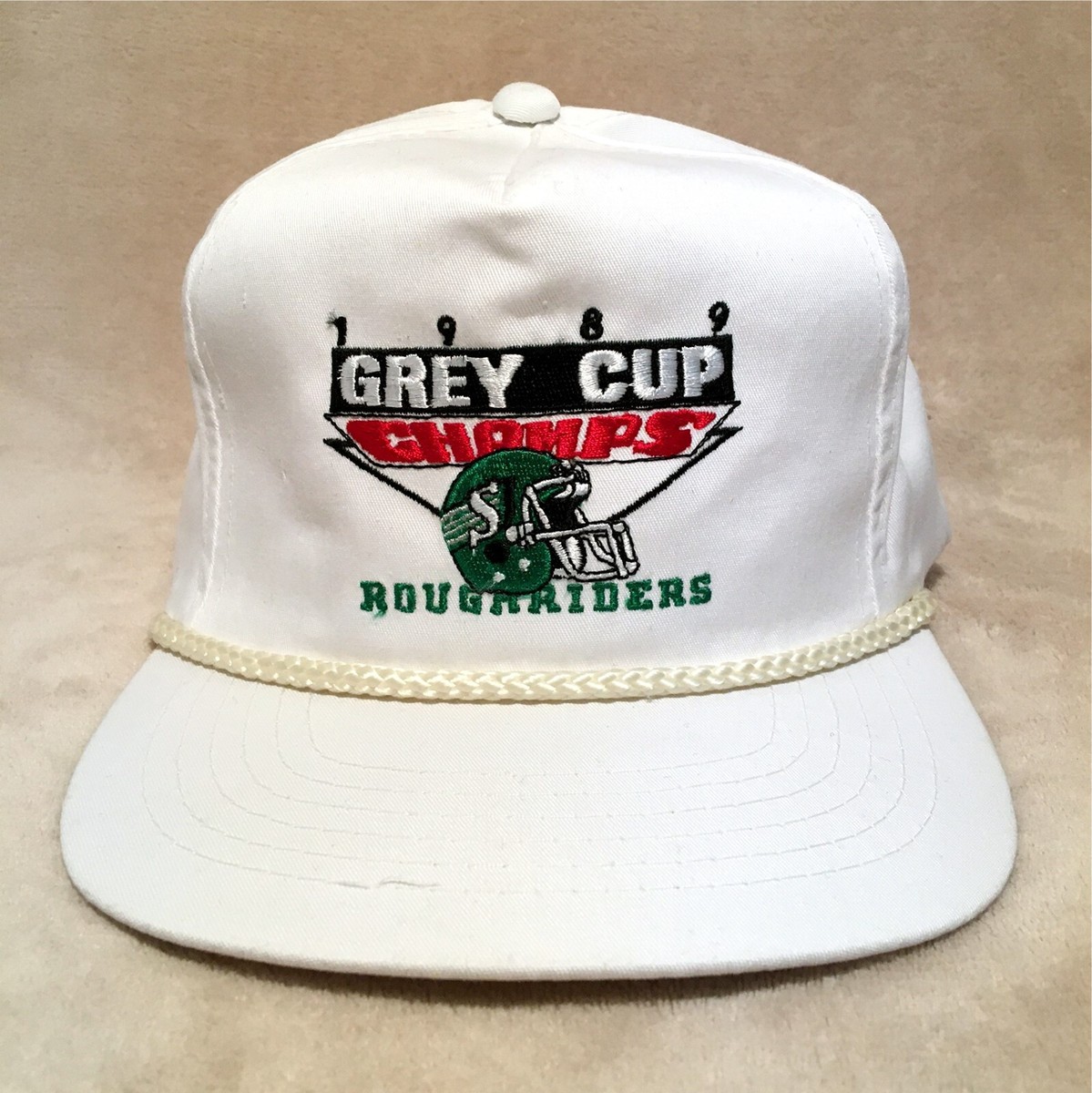 Saskatchewan Roughriders 1989 Grey Cup Champions Snapback Hat (CFL