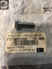 NOS Bombardier/Sea Doo Stainless Hexagonal Bolt OEM Part # 210000004 FREE SHIP