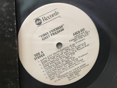 promo KINKY FRIEDMAN self s/t 1974 ABCD-829 wlp plays EX | eBay