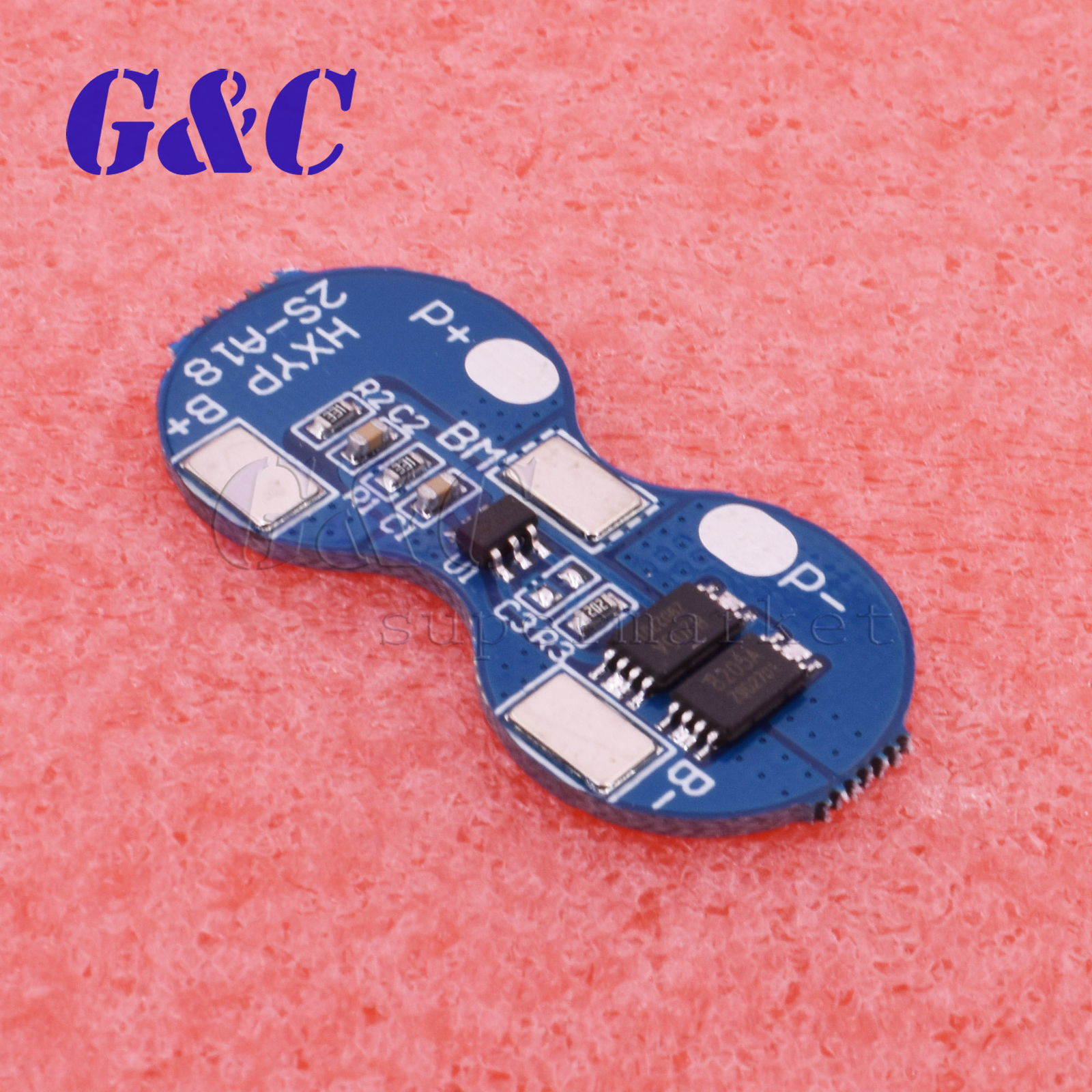 2S Li-ion 18650 Lithium Battery Charger Protection Board 7.4V 4A 2 Series BMS