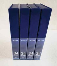 4 SONY PDV-34N PROFESSIONAL DVCAM VIDEO TAPES