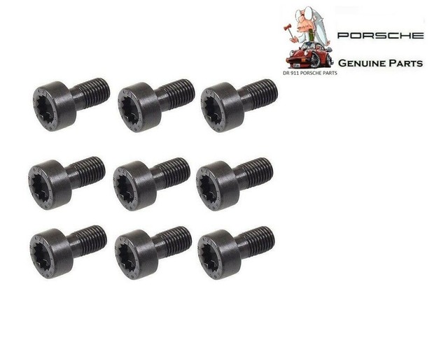 For Porsche 911 924 930 944 Set of 9 Flywheel Bolt Crankshaft to Flywheel eBay