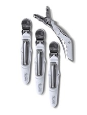 4 Pcs Alligator Clip Salon Sectioning Grip Crocodile Hair Clamp Hairdressing