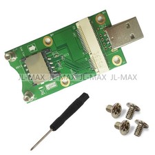 1SET Mini PCI-E to USB Adapter With SIM card Slot for WWAN/LTE Module