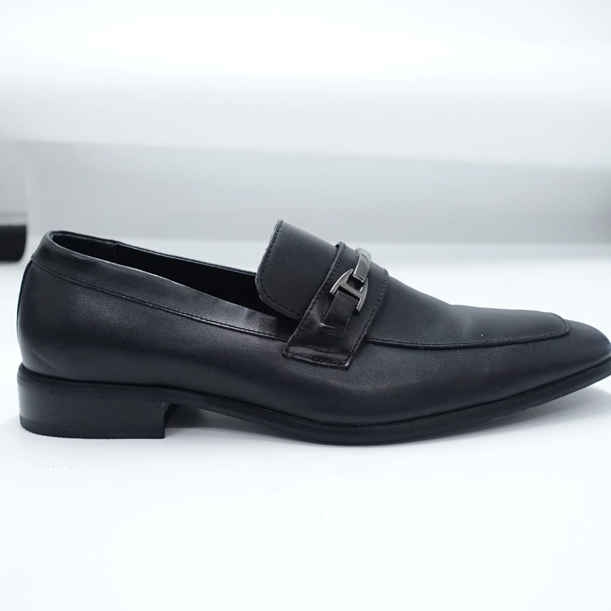 Perry Ellis Portfolio Drexler Mens Black Dress Loafers Shoes 10.5 Wide Perry Ellis Loafers Dress Shoes - Gem main image 2