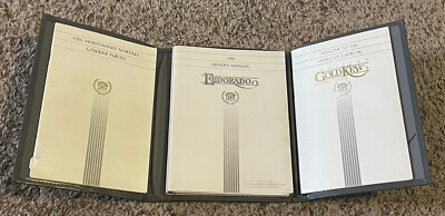 1986 Cadillac Eldorado Owner's Manual/Gold Key/Maintenance Schedule Booklets