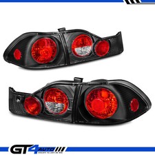 For 1998-2000 Honda Accord 4dr Sedan Black Tail Lights Brake Lamp Set Leftright For 1998-2000 Honda Accord 4dr Sedan Black Tail Lights Brake Lamp Set Leftright