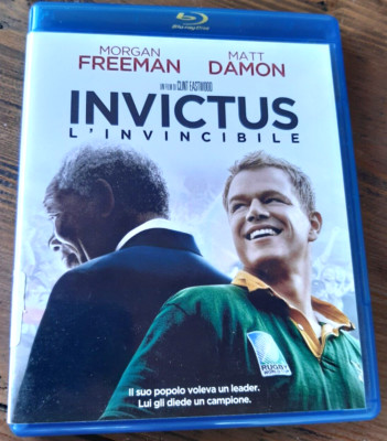 INVICTUS (MORGAN FREEMAN / MATT DAMON / CLINT EASTWOOD) - ORIGINAL BLU RAY