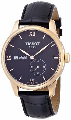 Montre automatique suisse Tissot homme Le Locle or rose PVD