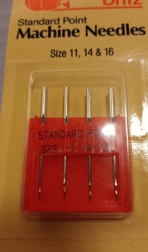 Dritz Standard Point Machine Needles Size 11,14 &16 Vtg 1988 Japan - Picture 5 of 6