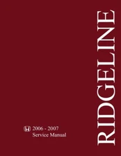 2006 2007 Honda Ridgeline Shop Service Repair Manual