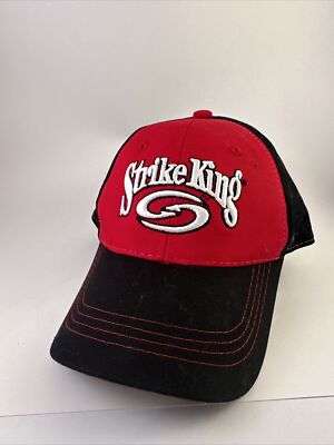 Strike King Lure Embroidered Fishing Cap Hat Mens Adjustable