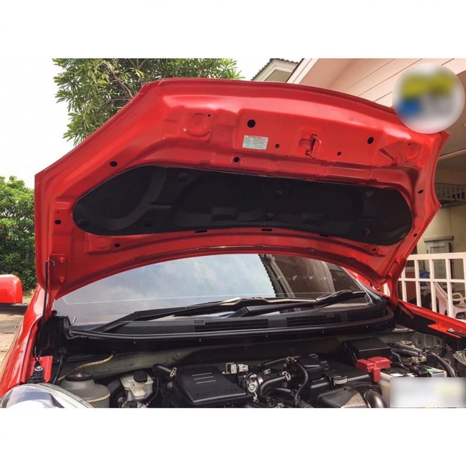 Protector aislante térmico capó para Nissan March Micra K13 Hatchback 2010-16 Foto 4 de 4