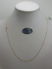 COLLANA UNISEX A MAGLIA BRILLANTATA ORO GIALLO 18KT  1,8 GRAMMI (7142) 50cm