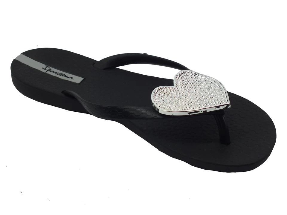 Ipanema 82120 Maxi Fashion Black Infradito con zeppa bassa per Donna in gomma co - Imagen 2 de 3