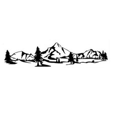 Car Body Forest Mountain Graphic Stickers Decal For Camper Rv Trailer Truck-new Car Body Forest Mountain Graphic Stickers Decal For Camper Rv Trailer Truck-new