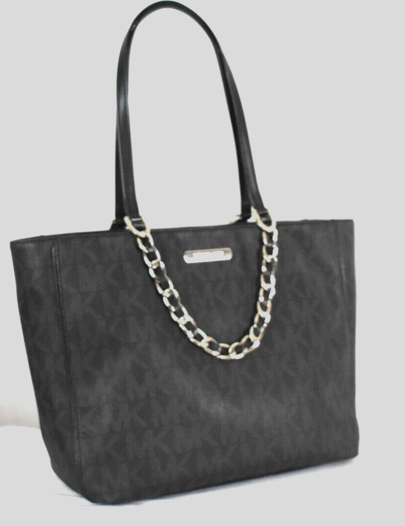 Michael kors harper tote black sales