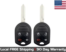 2x New Replacement Keyless Entry Remote Key Fob For Ford Mazda Lincoln Mercury