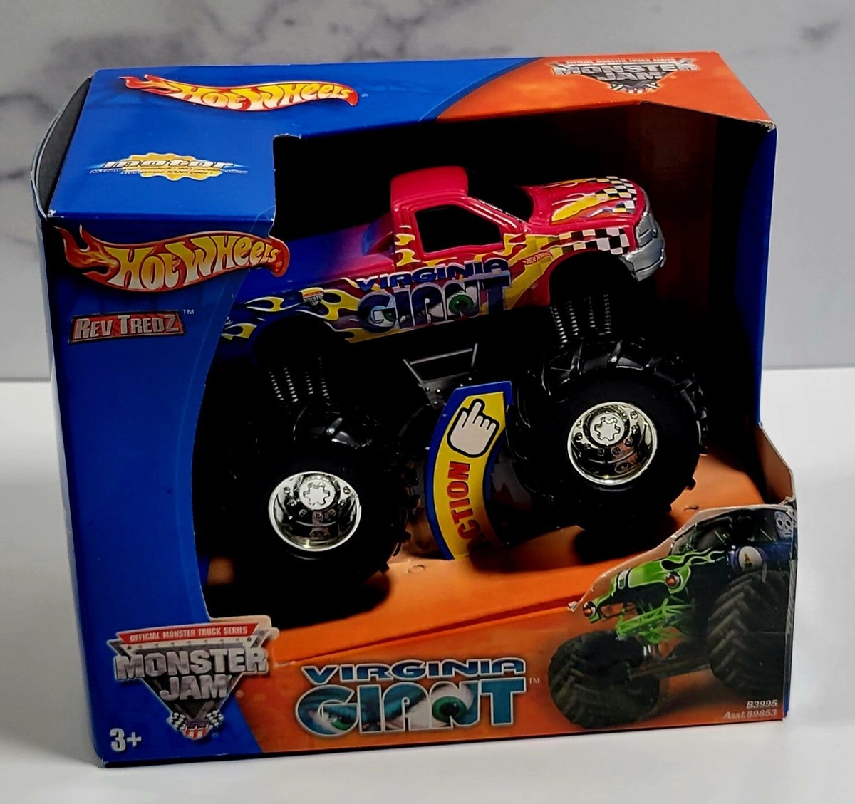 VALIEM MONSTER WARP HALF L&R 2個セット Hot Wheels Die-Cast Monster Trucks 1:64 Scale Demolition Doubles