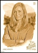 Emily Jaenson 2019 Allen and Ginter 5x7 Gold #181 5/10