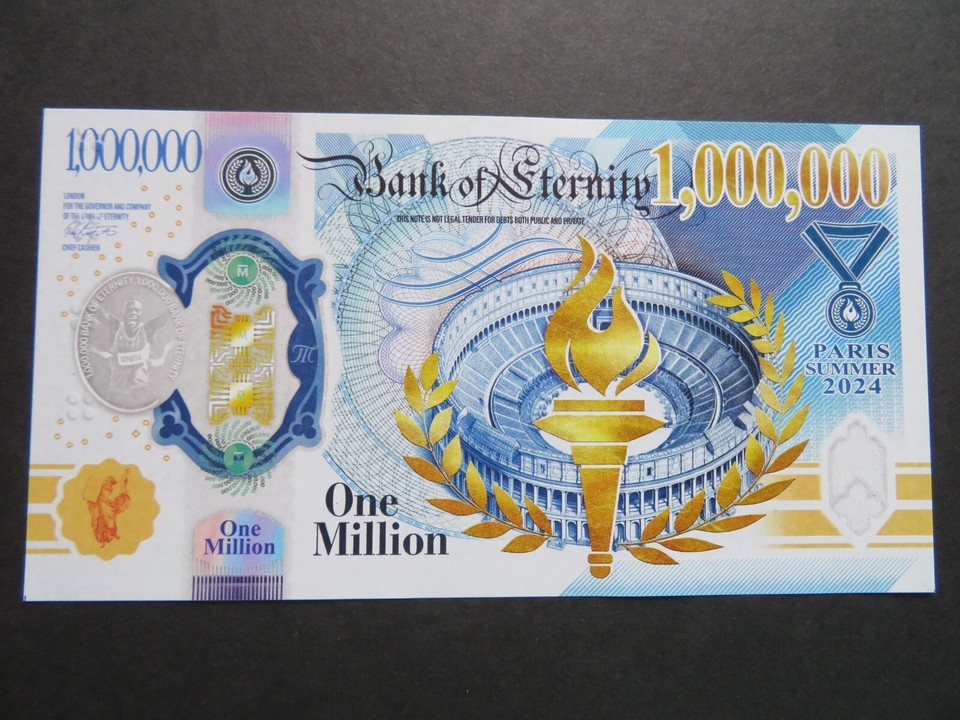 One Million Note $ € £1,000,000 Paris Summer 2024 Bill Pound Euro ...