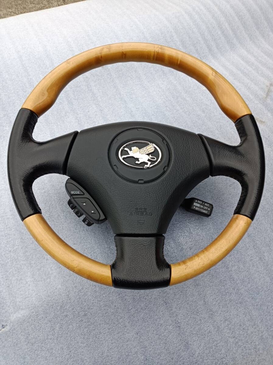 Toyota Soarer UZZ40 LEXUS SC430 Genuine steering Wheels wood