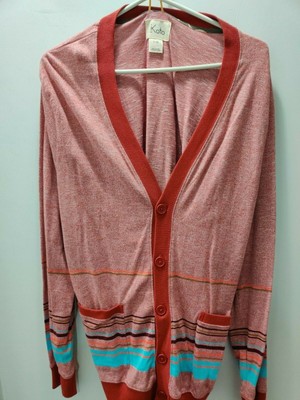 Koto Urban Outfitters Mens Large Cardigan Sweater Red Nwot Ebay