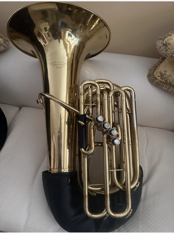 Tuba BBb Bohm Meinl, excelente estado, campana de 20", diámetro .750 Foto 4 de 4