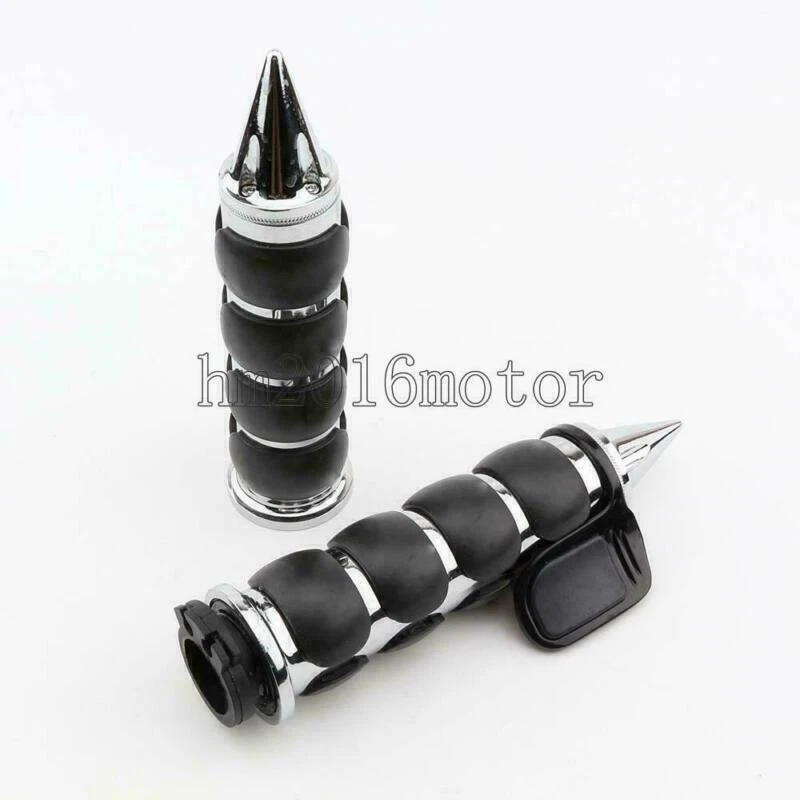 For Harley Fatboy Heritage Softail Classic Motorcycle 1" Handle Bar Hand Grips Foto 4 de 4