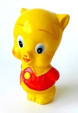 1960s USSR Russian Soviet CELLULOID Toy PIGLET BEANBAG Pogremushka