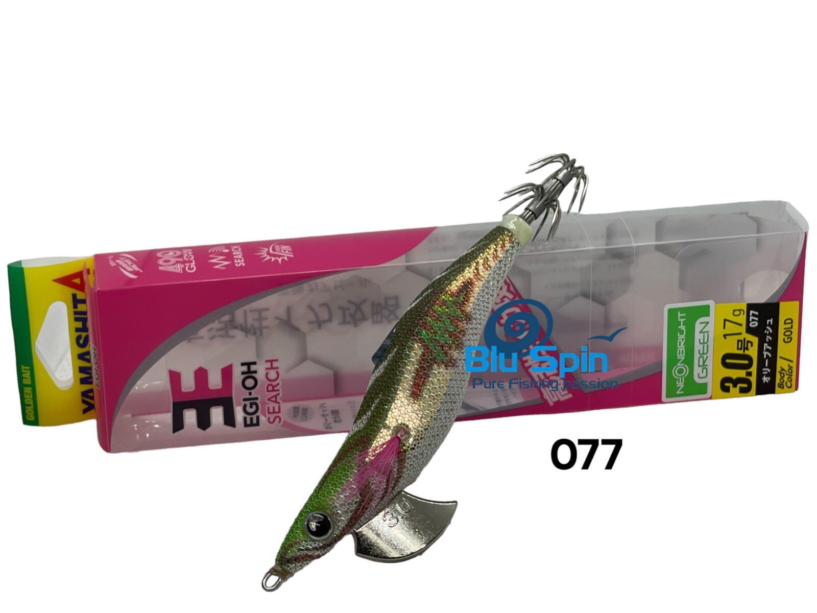 New Yamashita Egi OH Search Neon Bright 3.0 - 17g Color: 077
