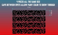 Camo Bike Frame Decals Stickers. No Background. 30 Colors. Usa Seller