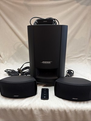 Bose Cinnamate GS Series 11 Digital Speaker System With Remote And Cables Tested