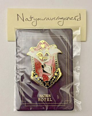 DUSTROOM　2024年 ピンバッジ+α NEW 2024 Hazbin Hotel ANGEL DUST Season 1 Glitter Pin Official