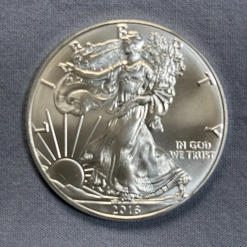 2016 American Silver Eagle 1 oz .999 Fine Silver BU $1 US Coin