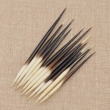 Jinshining 10Pcs Porcupine Quills Hair Stick Indian Crafts Accessories Fishing B