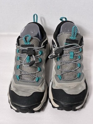 Womens Size 7.5 Merrell Speed Strike Aerosport Paloma Teal Grey Outdoors Hiking 