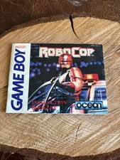 ROBOCOP NINTENDO GAME BOY MANUAL INSTRUCTION BOOKLET OCEAN 1990 nes video