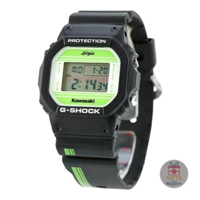 Casio G-Shock DW-5600 Kawasaki Collaboration Men's Quartz Watch Black White