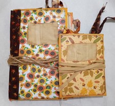 Fall Autumn Junk Journals 68 Mostly Blank Pages Two for One Leaves Pumpkins