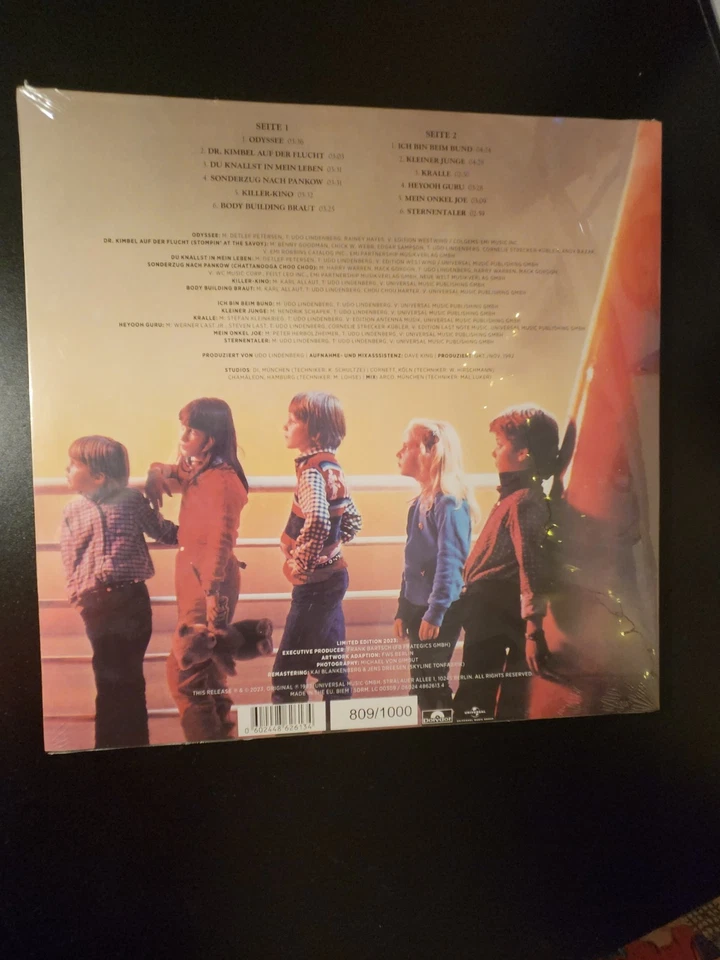 Udo Lindenberg / Odyssee / LP / 12" / neongrün / limitiert / nummeriert / neu - Bild 2 von 3