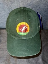 NWT new BoeingOutdoors Hunter Green Canvas Cap Hat Hunting Copter Logo