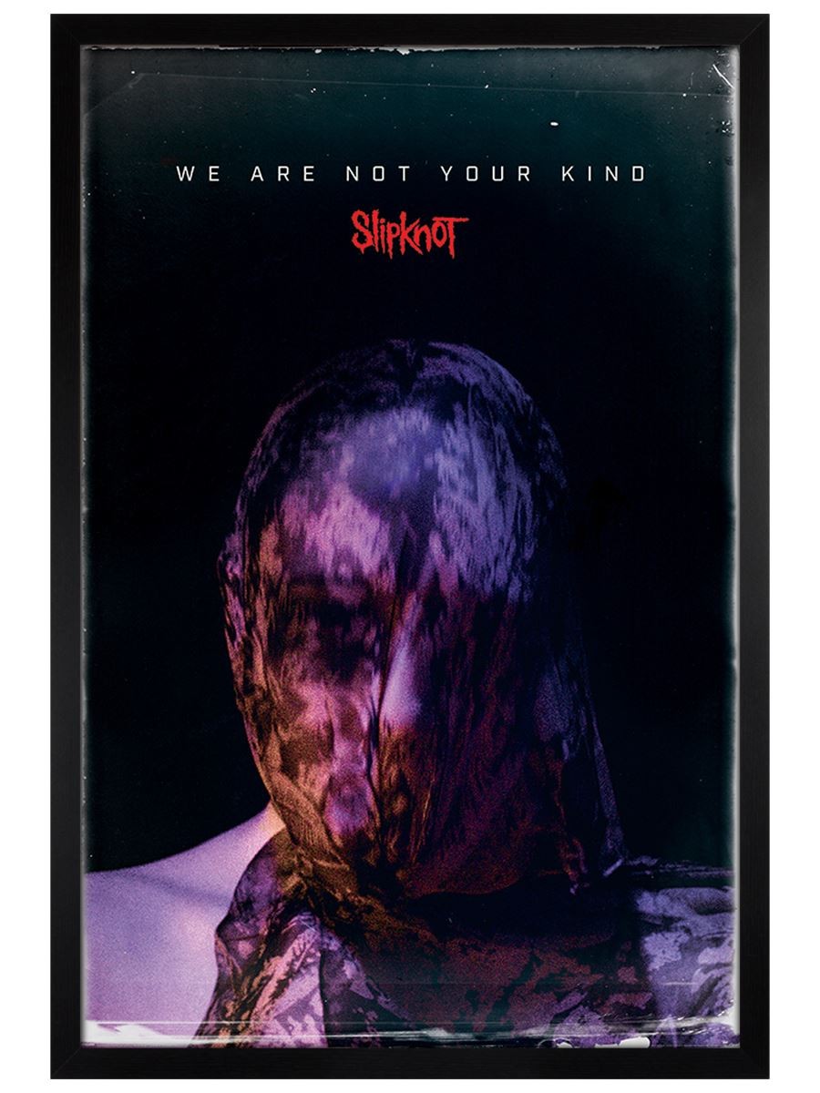 Black Wooden Framed Slipknot (We Are Not Your Kind) Maxi Poster