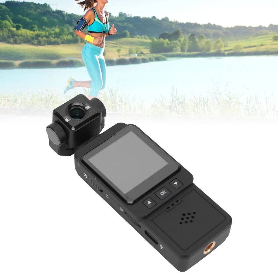 1080P Sports Camera 1.54 Screen With 1/4 Screw Mount Vlog POV Cam - Image 2 of 4