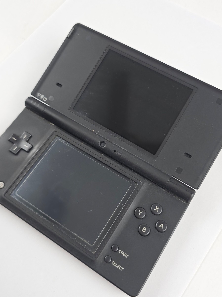 Nintendo DSi TWL-001 Black handheld system w/ Mario Kart -needs